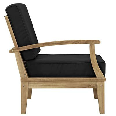 Marina Outdoor Patio Teak Right-Arm Sofa - living-essentials