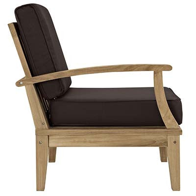 Marina Outdoor Patio Teak Right-Arm Sofa - living-essentials