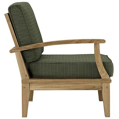 Marina Outdoor Patio Teak Right-Arm Sofa - living-essentials