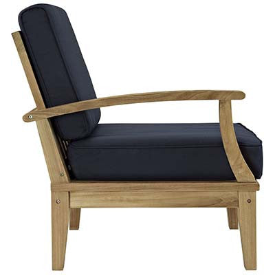 Marina Outdoor Patio Teak Right-Arm Sofa - living-essentials