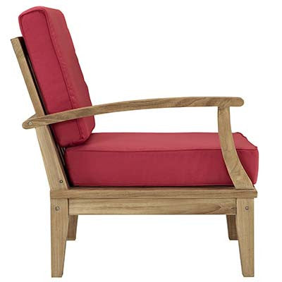 Marina Outdoor Patio Teak Right-Arm Sofa - living-essentials