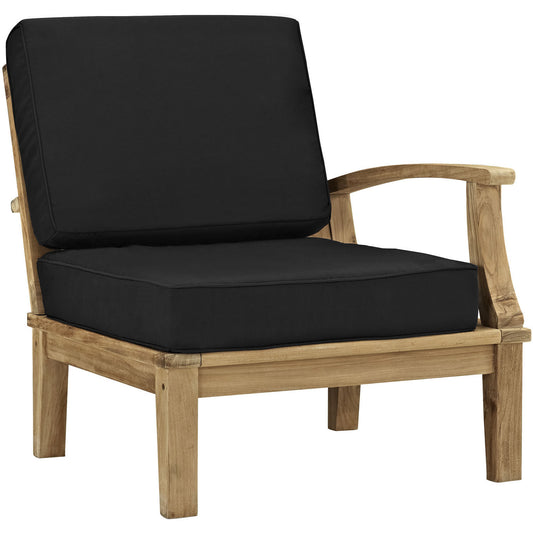 MARINA OUTDOOR PATIO TEAK LEFT-ARM SOFA - living-essentials