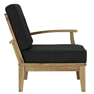 Marina Outdoor Patio Teak Left-Arm Sofa - living-essentials