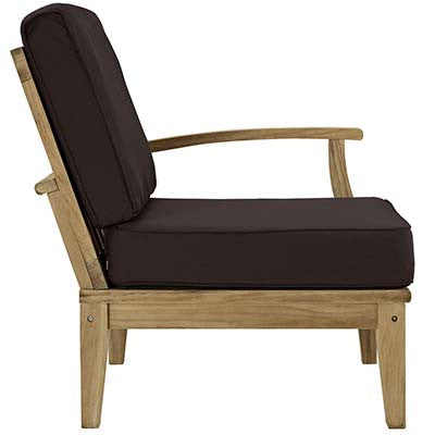 Marina Outdoor Patio Teak Left-Arm Sofa - living-essentials