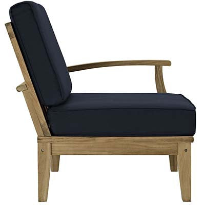 Marina Outdoor Patio Teak Left-Arm Sofa - living-essentials