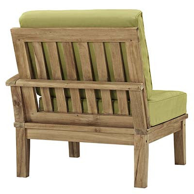 Marina Outdoor Patio Teak Left-Arm Sofa - living-essentials