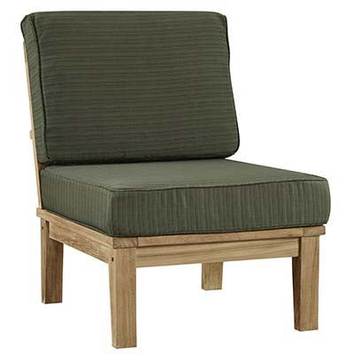 Berth Outdoor Patio Teak Middle Sofa - living-essentials