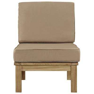 Marina Outdoor Patio Teak Middle Sofa - living-essentials