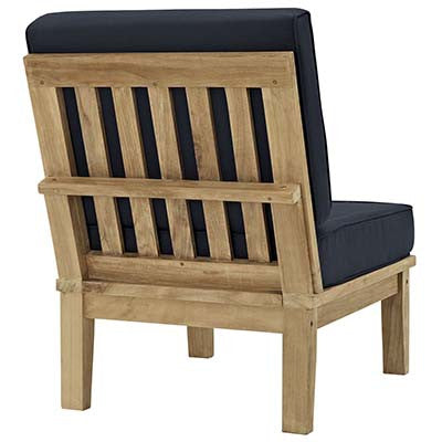 Marina Outdoor Patio Teak Middle Sofa - living-essentials