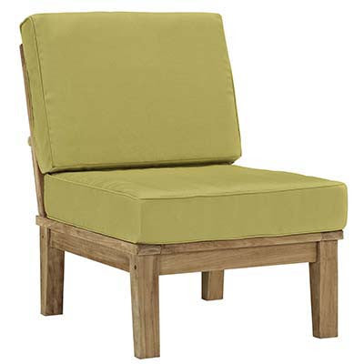 Berth Outdoor Patio Teak Middle Sofa - living-essentials