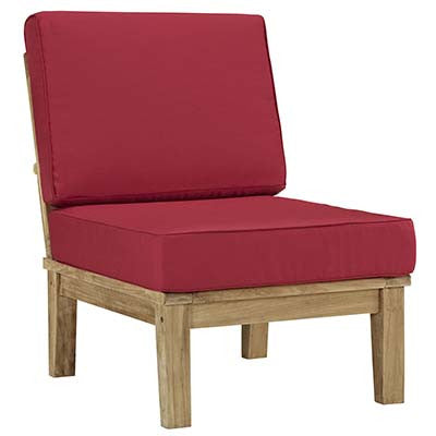 Marina Outdoor Patio Teak Middle Sofa - living-essentials