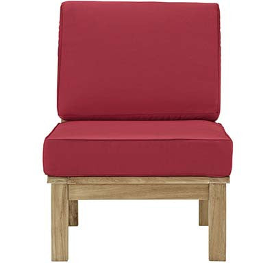 Marina Outdoor Patio Teak Middle Sofa - living-essentials