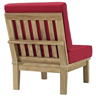 Marina Outdoor Patio Teak Middle Sofa - living-essentials