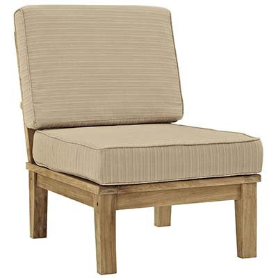 Marina Outdoor Patio Teak Middle Sofa - living-essentials