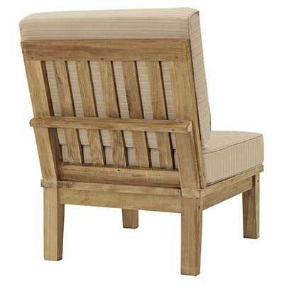 Marina Outdoor Patio Teak Middle Sofa - living-essentials