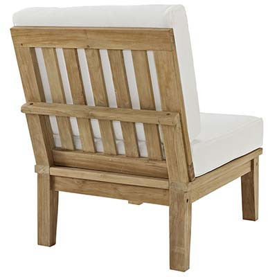 Berth Outdoor Patio Teak Middle Sofa - living-essentials