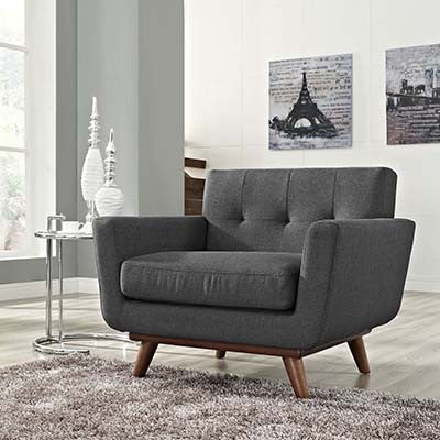 Labellery Upholstered Armchair - living-essentials