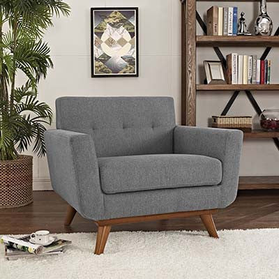Labellery Upholstered Armchair - living-essentials