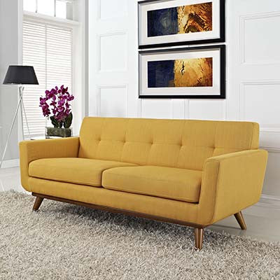 Horizontained Upholstered Loveseat - living-essentials