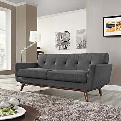 Horizontained Upholstered Loveseat - living-essentials