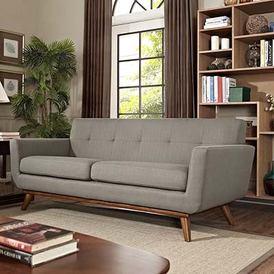 Horizontained Upholstered Loveseat - living-essentials