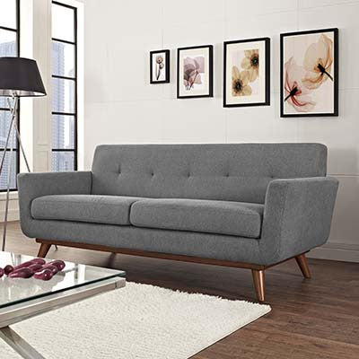 Horizontained Upholstered Loveseat - living-essentials