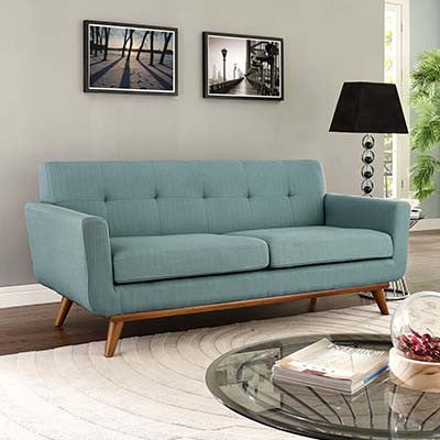 Horizontained Upholstered Loveseat - living-essentials