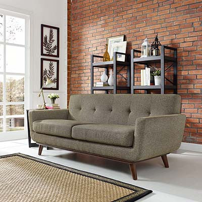 Horizontained Upholstered Loveseat - living-essentials