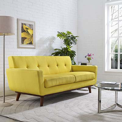 Horizontained Upholstered Loveseat - living-essentials