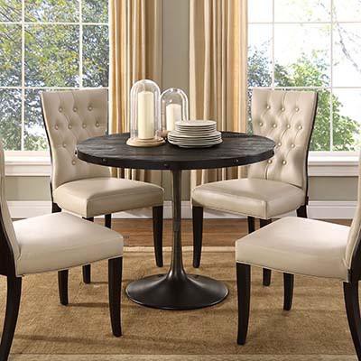 Ride Wood Top Dining Table - living-essentials