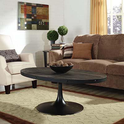 Ride Wood Top Coffee Table - living-essentials