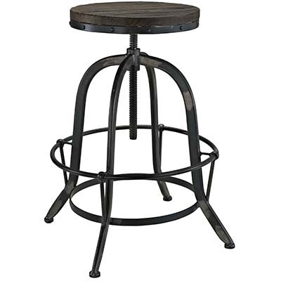 Norhad Wood Top Bar Stool - living-essentials