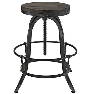 Norhad Wood Top Bar Stool - living-essentials