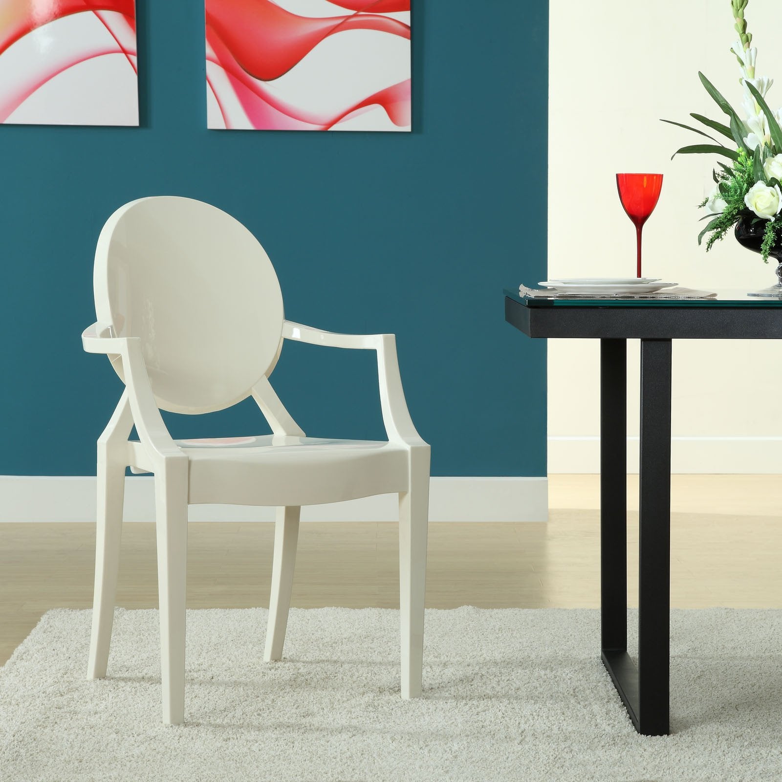 Ghost style Dining Armchair - living-essentials