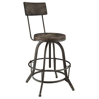 Hampions Wood Bar Stool - living-essentials