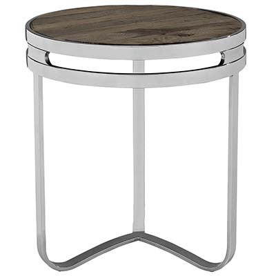 Arrangement Wood Top Side Table - living-essentials