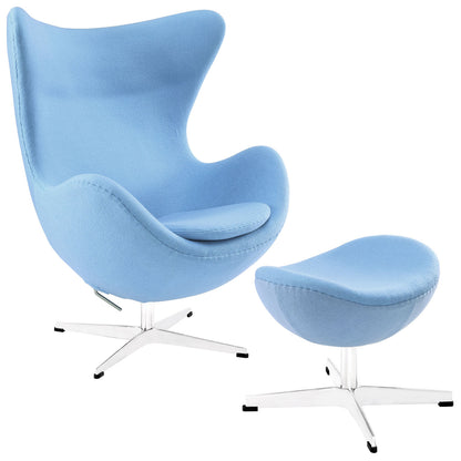 Egg Style Wool Chair - living-essentials