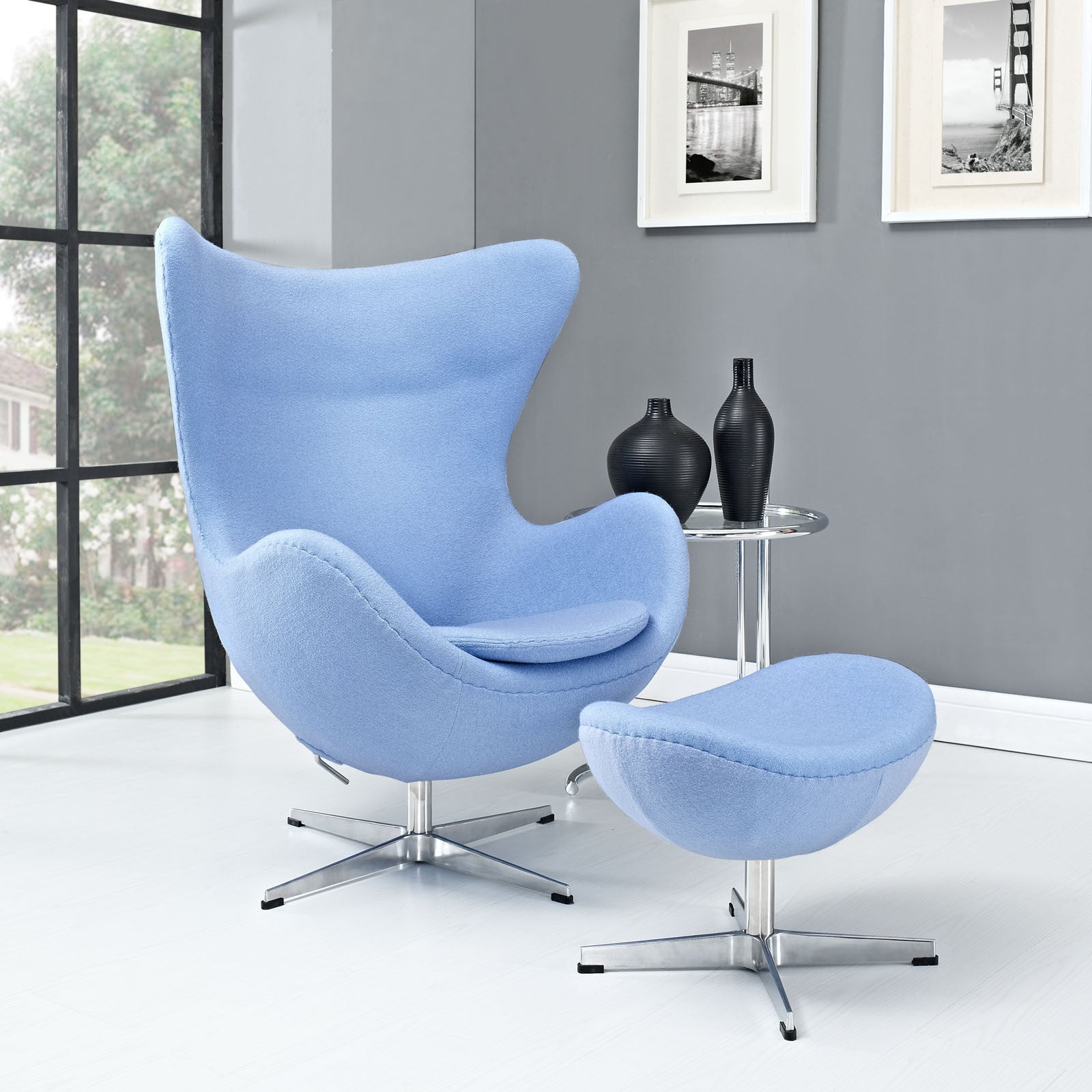 Egg Style Wool Chair - living-essentials