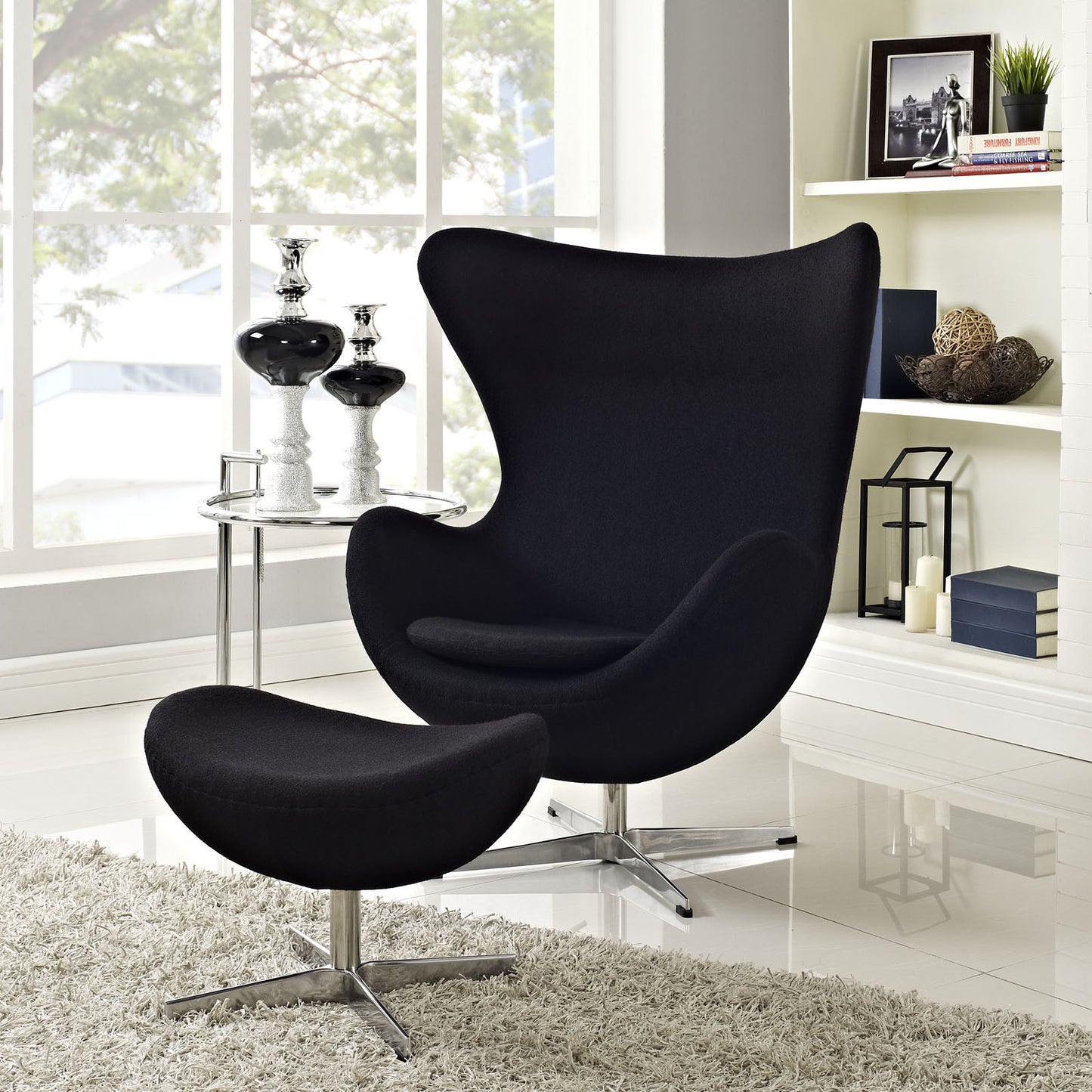 Egg Style Wool Chair - living-essentials