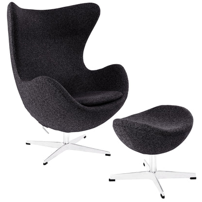 Egg Style Wool Chair - living-essentials