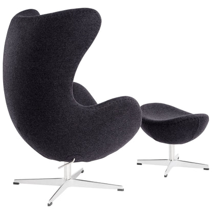 Egg Style Wool Chair - living-essentials