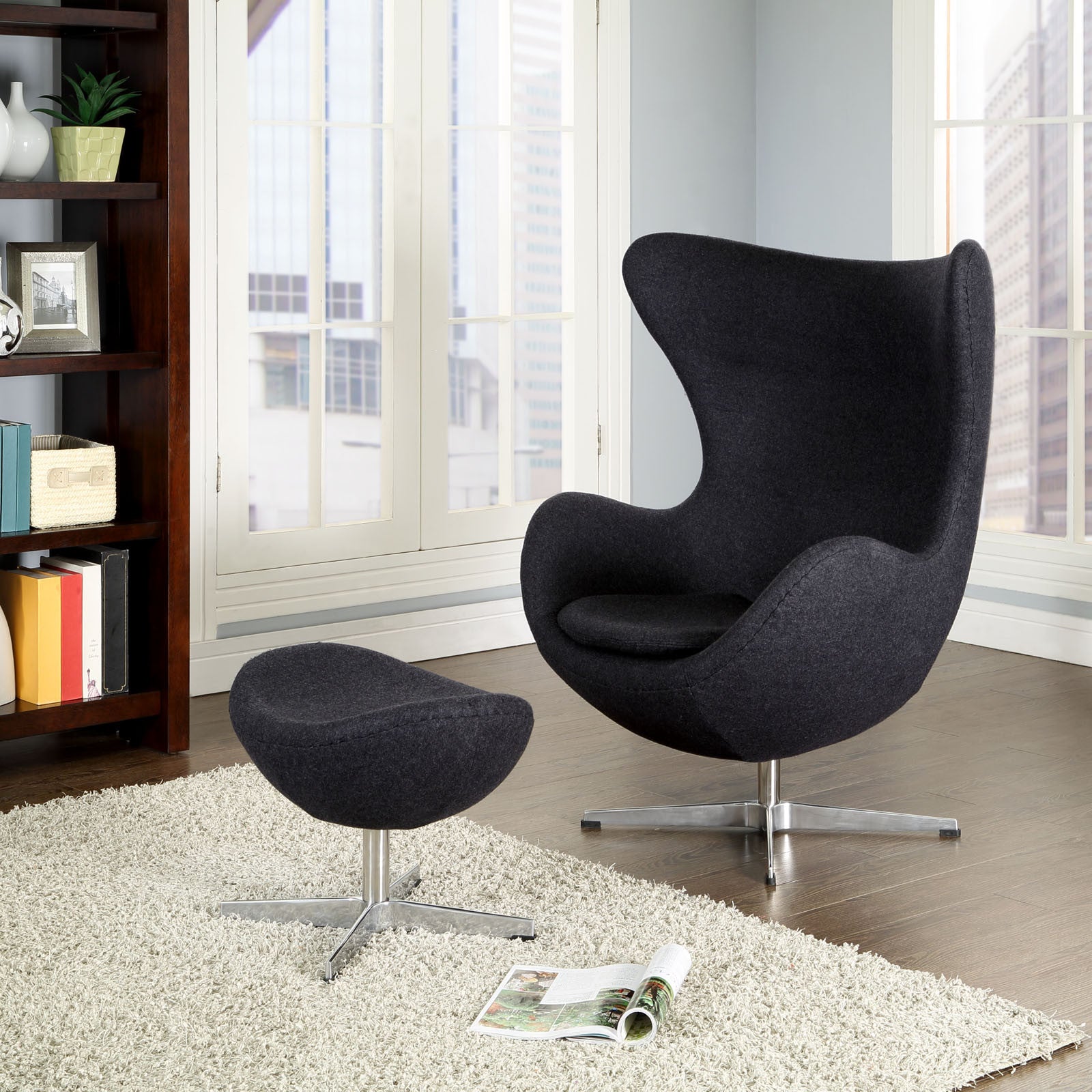 Egg Style Wool Chair - living-essentials