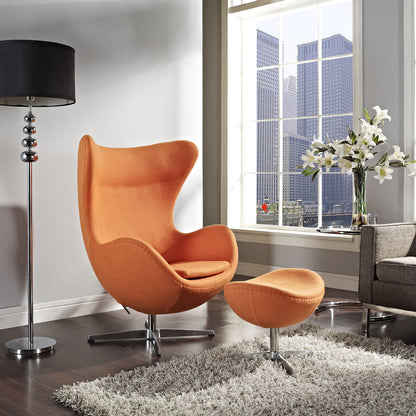 Egg Style Wool Chair - living-essentials