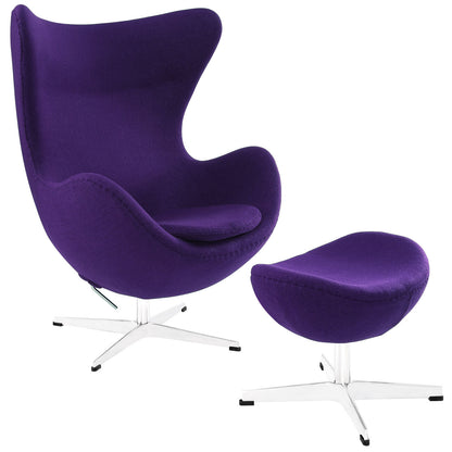 Egg Style Wool Chair - living-essentials