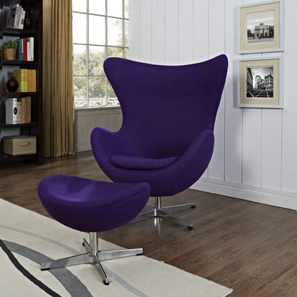 Egg Style Wool Chair - living-essentials