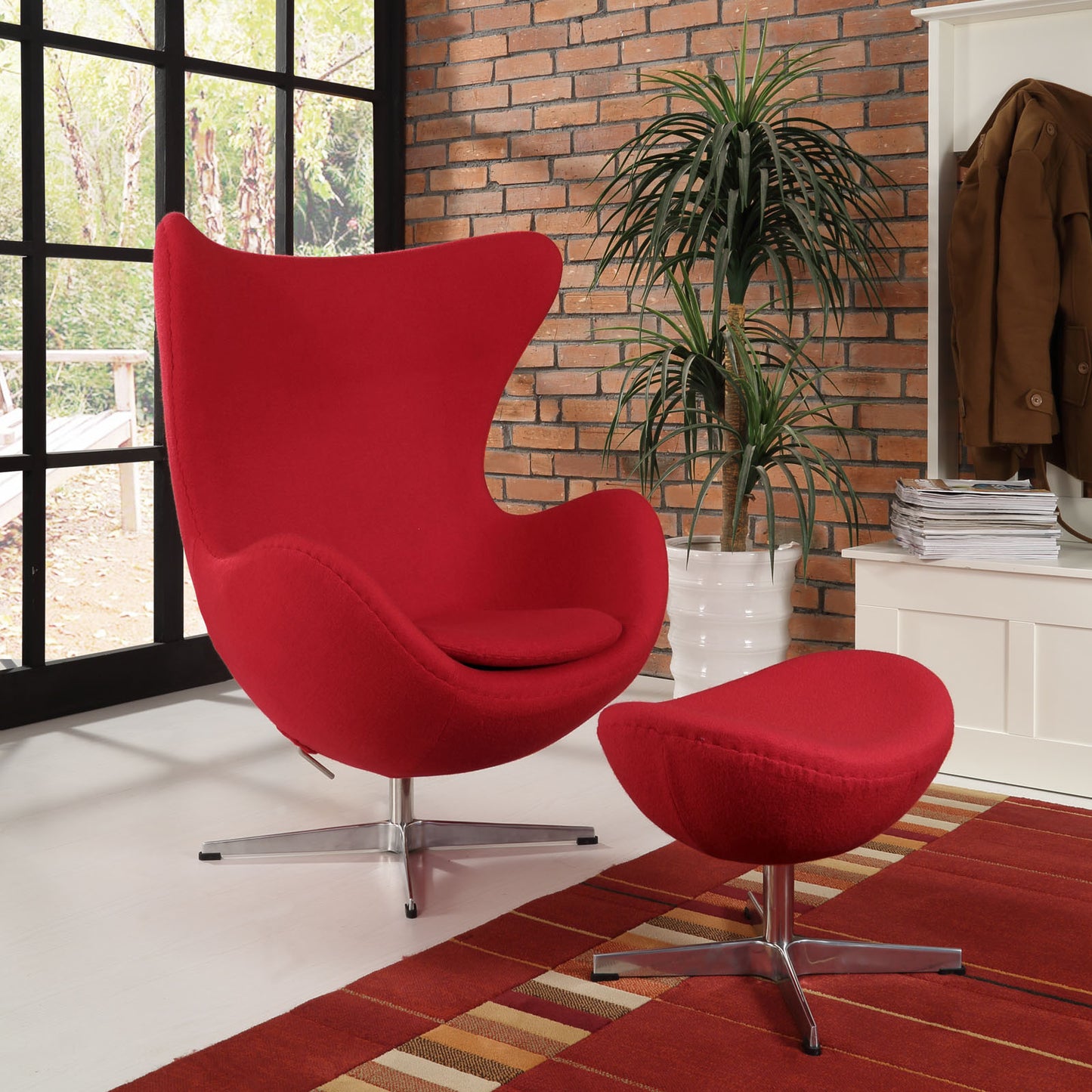 Egg Style Wool Chair - living-essentials