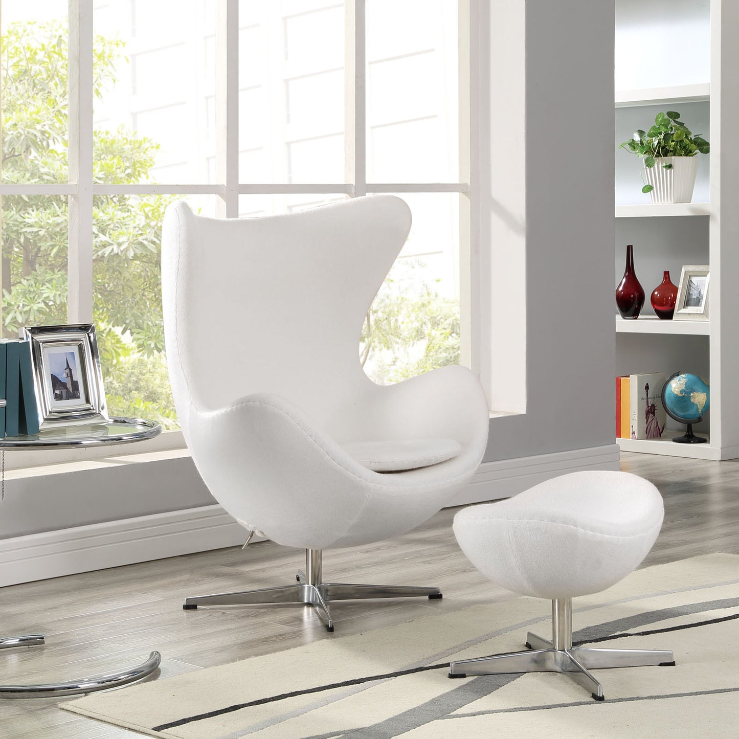 Egg Style Wool Chair - living-essentials