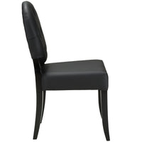 Stud Black Dining Side Chair Set of 2 - living-essentials