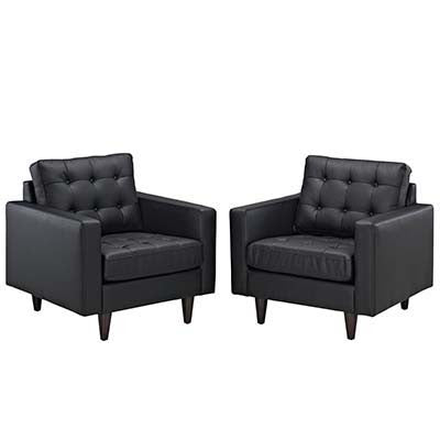 Princess Armchair Leather Set Of 2 - living-essentials