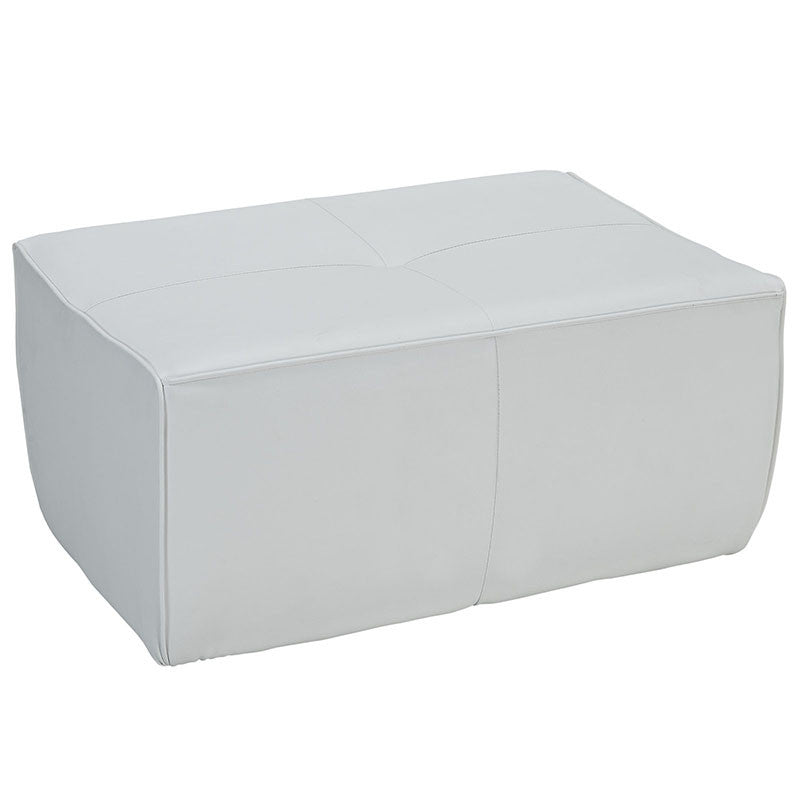 Coordinate 2 Piece Leather Armchair And Ottoman Set - living-essentials